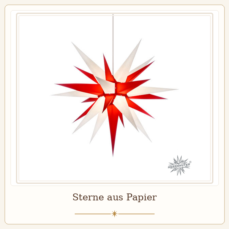 Sterne aus Papier im Sternelädchen